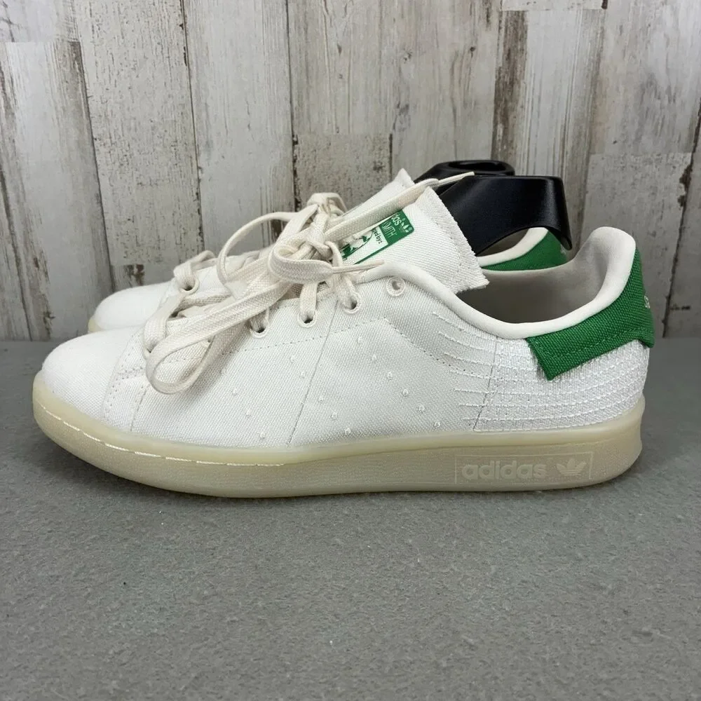 Adidas Stan Smith Primeblue Shoes Cloud White Green Size 4 Men's NWOB